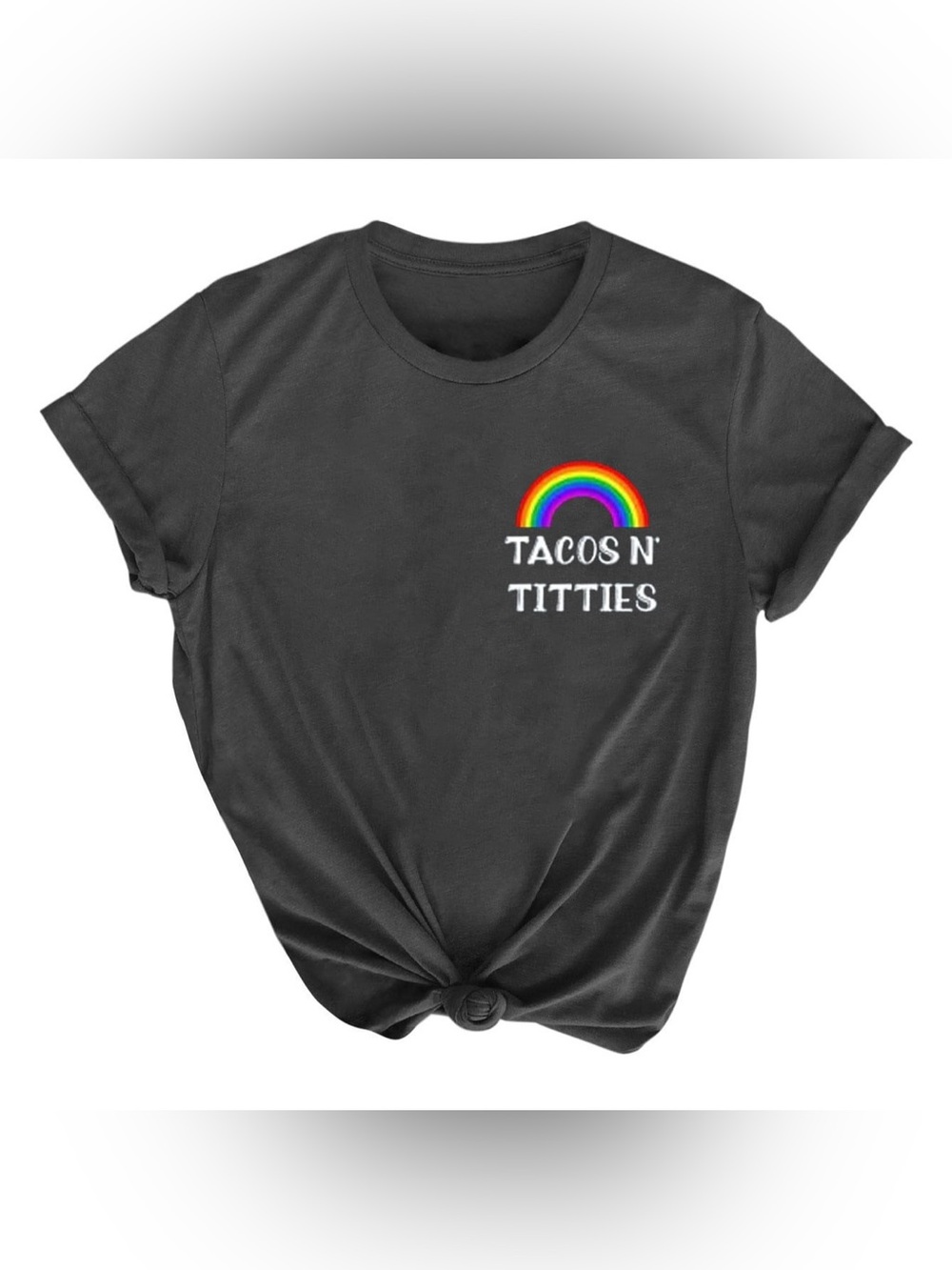 Tacos N’ Titties Cropped Tee